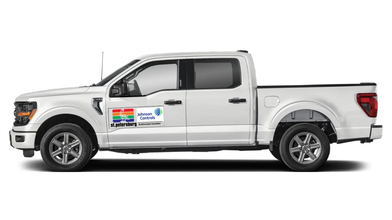 Pickup truck used by field service crews